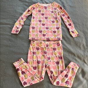Magnetic Me Modal 2 piece pjs - apple print